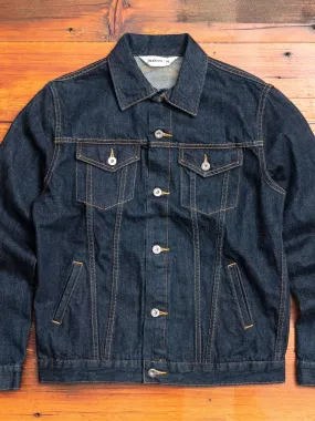 3sixteen x Blue Owl "Gold Rush" Modified Type-3 Denim Jacket in Indigo