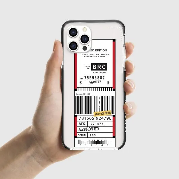 iPhone Case - Inventory Label