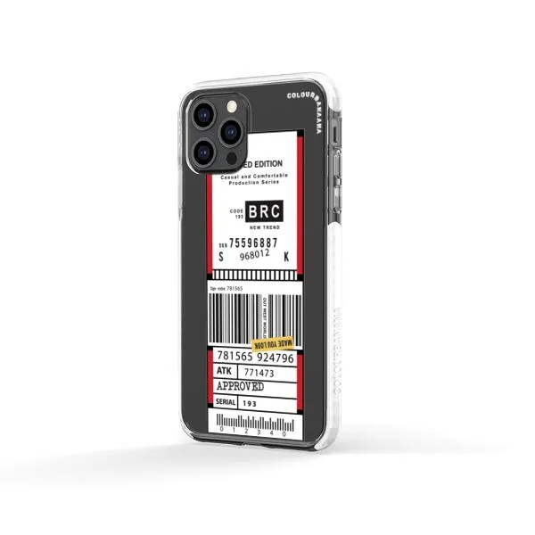 iPhone Case - Inventory Label