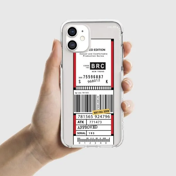 iPhone Case - Inventory Label