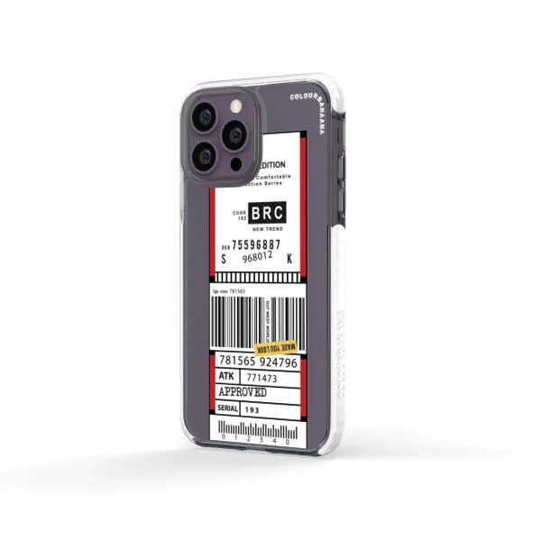 iPhone Case - Inventory Label