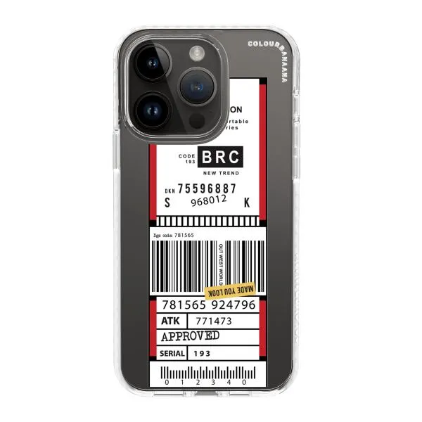 iPhone Case - Inventory Label