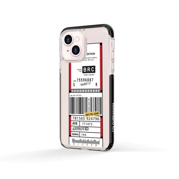 iPhone Case - Inventory Label