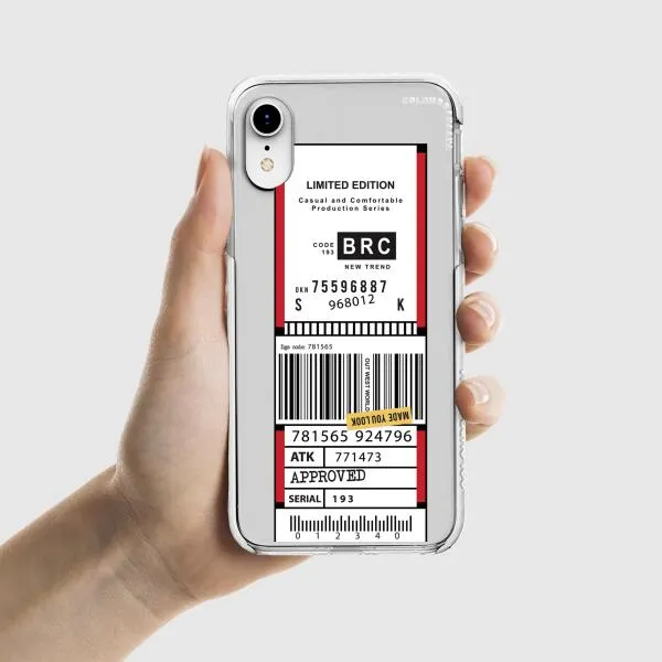 iPhone Case - Inventory Label