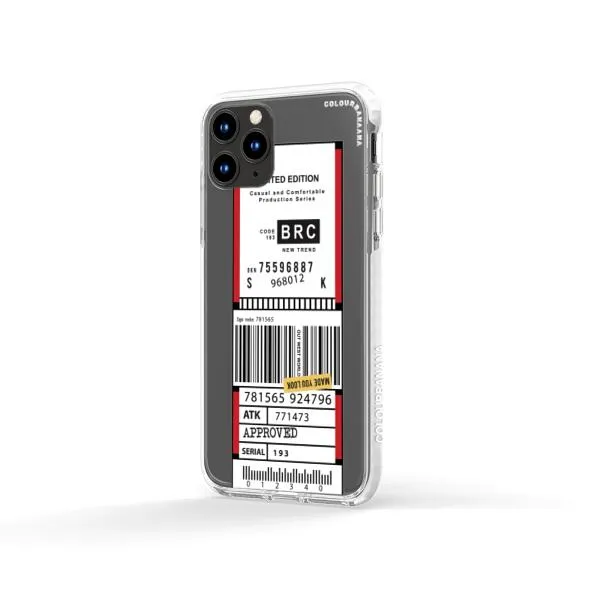 iPhone Case - Inventory Label