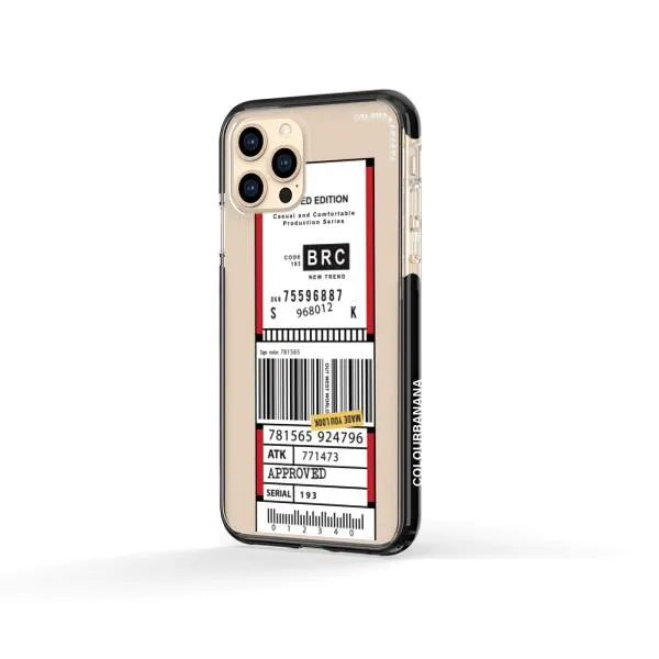 iPhone Case - Inventory Label