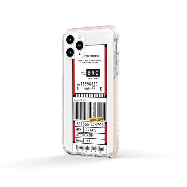 iPhone Case - Inventory Label