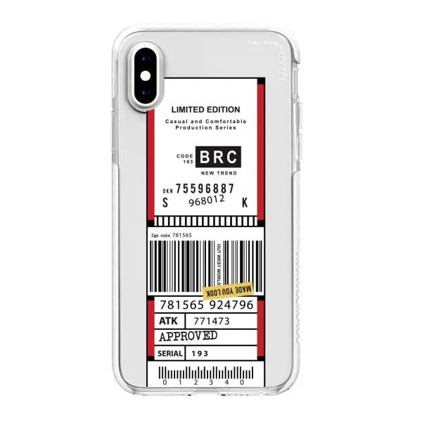 iPhone Case - Inventory Label