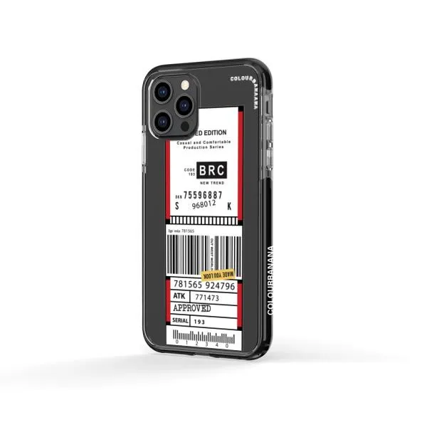 iPhone Case - Inventory Label