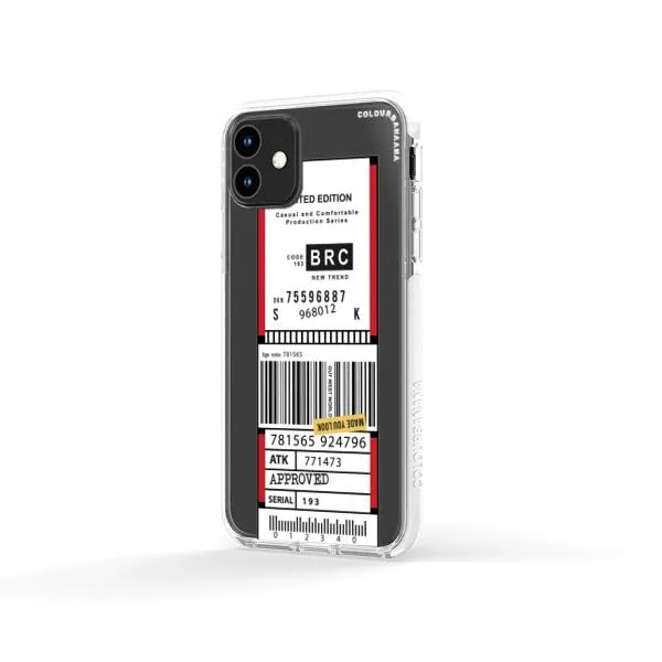 iPhone Case - Inventory Label