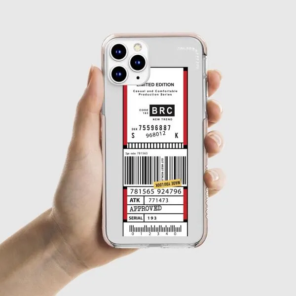 iPhone Case - Inventory Label