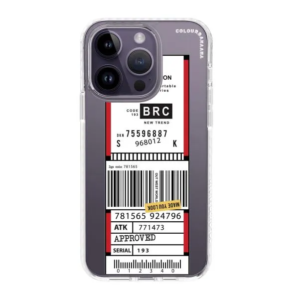 iPhone Case - Inventory Label