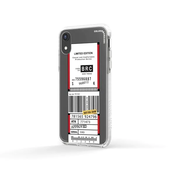 iPhone Case - Inventory Label