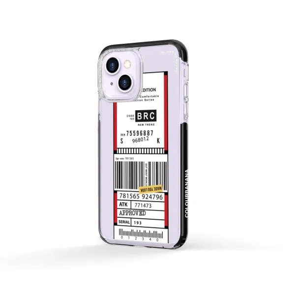 iPhone Case - Inventory Label