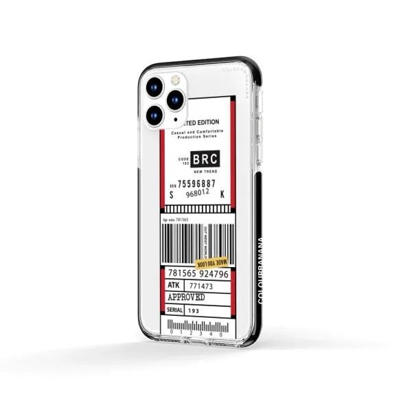 iPhone Case - Inventory Label