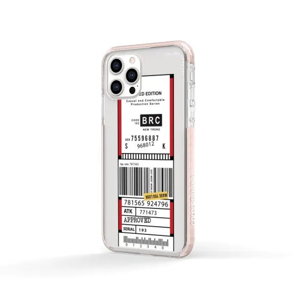 iPhone Case - Inventory Label