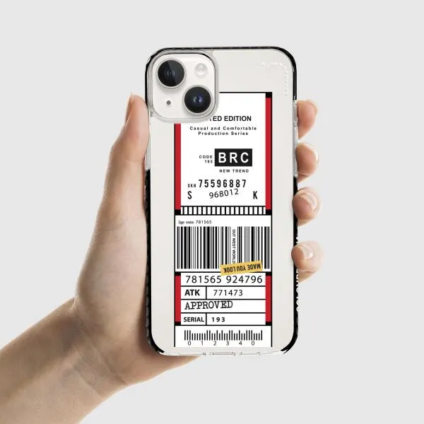 iPhone Case - Inventory Label