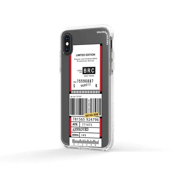 iPhone Case - Inventory Label