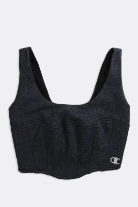 Rework Champion Sweatshirt Bustier - S